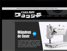 Tablet Screenshot of casarizo.com.mx